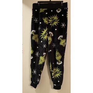 Dr Seuss The Grinch Christmas Fleece Pajama Lounge Pants SZ Lg
